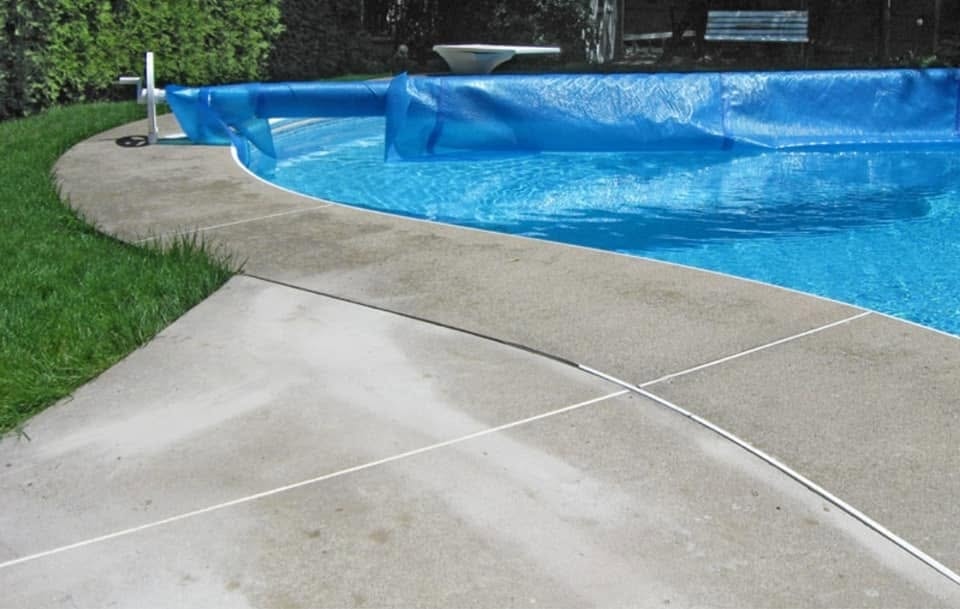 Pool Deck — after leveling