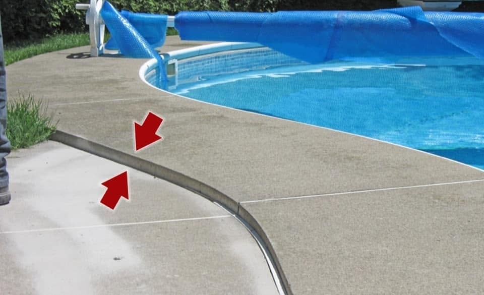 Pool Deck — before leveling